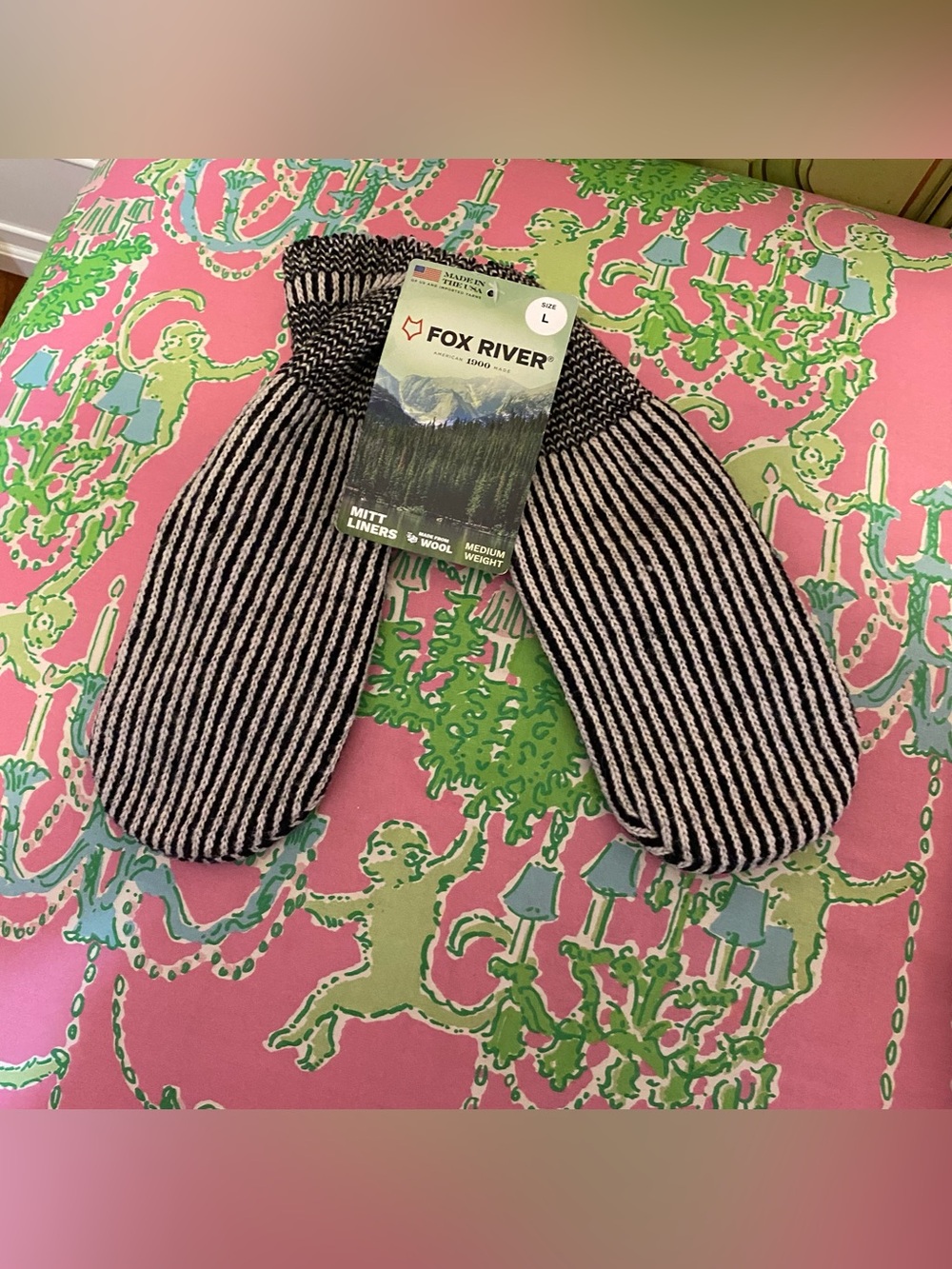 NWT Fox River Chopper Medium Weight Mitt Liners size large